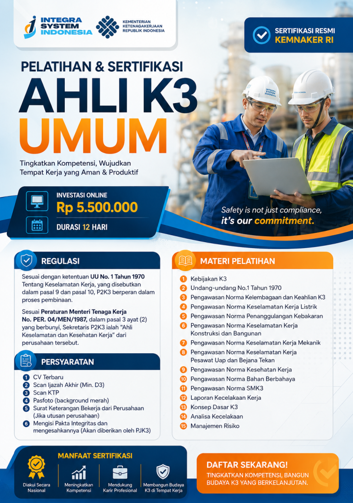 pelatihan ahli k3 umum