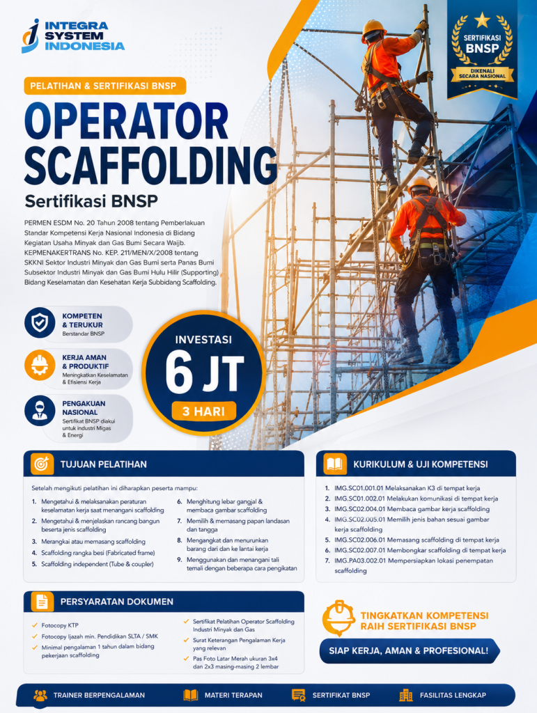 sertifikasi scaffolding