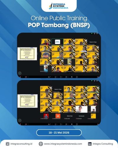 Pelatihan POP Tambang BNSP, Mei 2026 Pelatihan POP