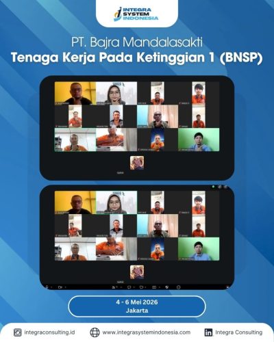 Pelatihan TKPK 1 BNSP, Mei 2026 pelatihan tkpk 1