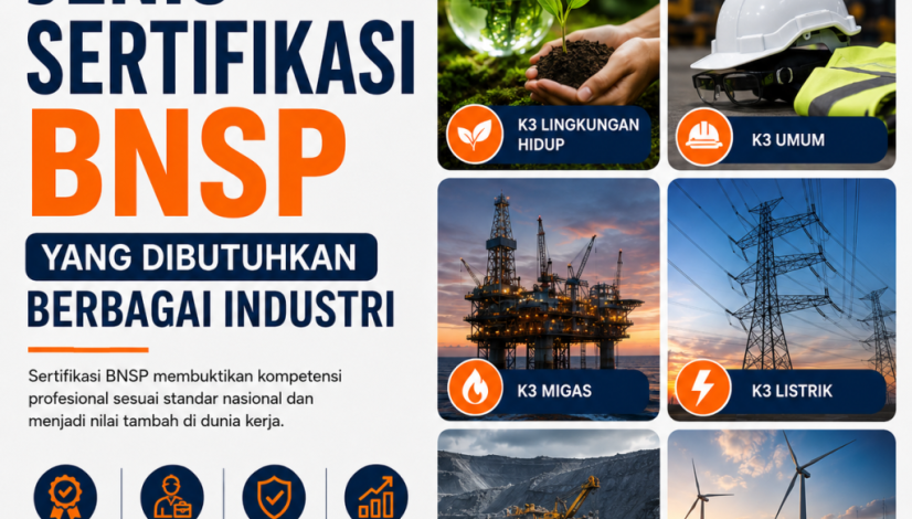 jenis sertifikasi bnsp