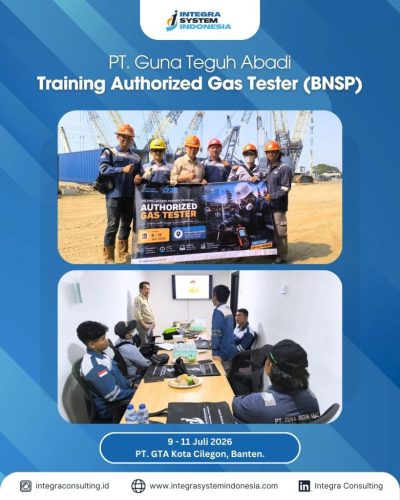 Inhouse Training Authorized Gas Tester PT Guna Teguh Abadi, Juli 2026 Training Authorized Gas Tester