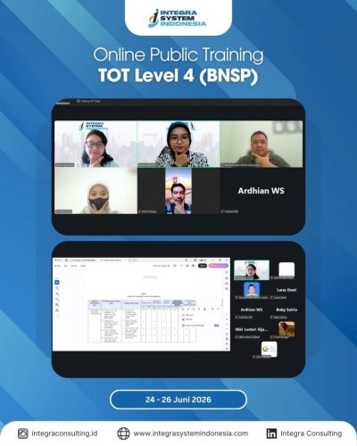 Pelatihan TOT Level 4 BNSP, Juni 2026 pelatihan tot
